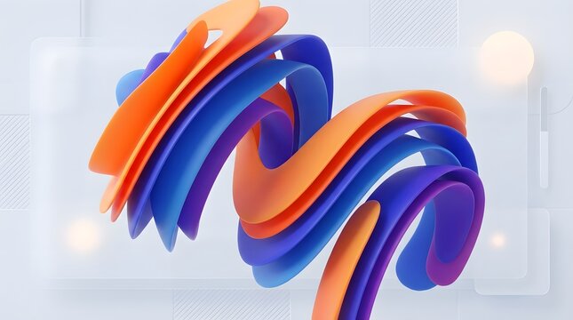 A visually captivating abstract composition featuring fluid motion vibrant energetic lines and dynamic gradients that flow smoothly embodying modern ry