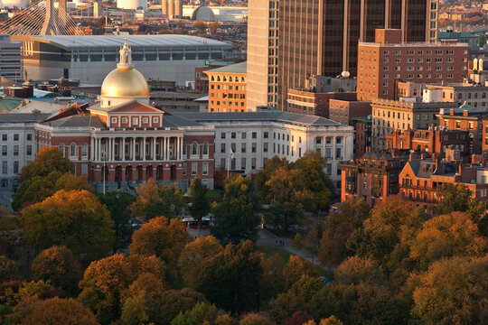 Massachusetts State House on Beacon Hill