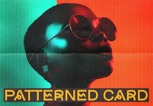 Patterned Photo Effect &ndash; Halftone for Album Cover & Social Media (PSD)