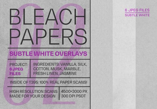 Paper Textures &ndash; Dirty Background Pack for Design & Print (PSD)