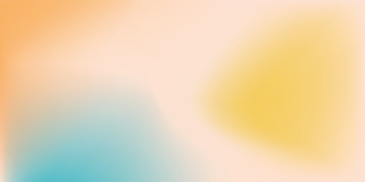 Blurred color gradient background, abstract turquoise blue yellow grain gradation texture, vector soft khaki texture abstract background