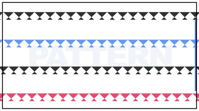 Decorative Geometric Pattern Divider Animation