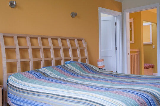 Bedroom of a disability accessible home