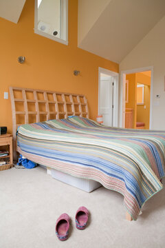 Bedroom of a disability accessible home