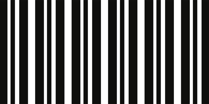 A repeating pattern of thick, parallel black diagonal lines against a stark white backdrop. The high contrast creates a visually dynamic and graphic effect.