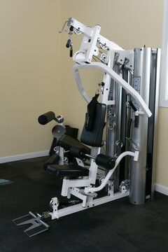 Exercise equipment in the gym