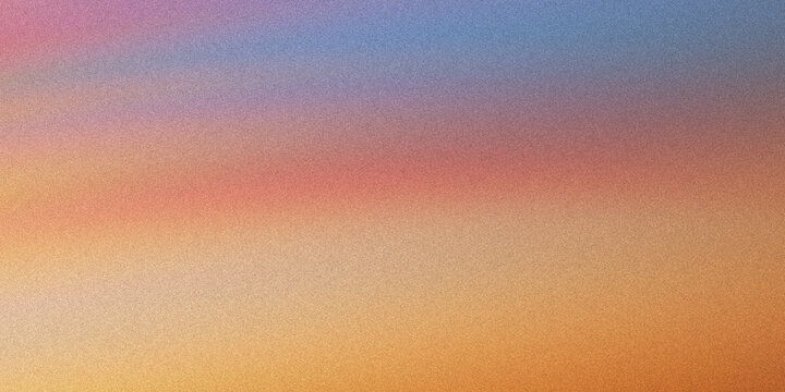 Soft grainy gradient background with warm orange and cool blue sunset tones for minimalist aesthetic social media post design.