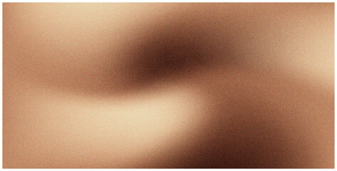 Dark brown gradient background with warm beige liquid waves. Aesthetic gold, blurry, grainy gradation bg with noise texture and latte, chocolate, caramel colors. Cosmetic poster. 3D vector backdrop © fendi