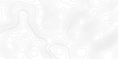 Topographic map background geographic line map with elevation assignments.The concept of a conditional geography scheme and the terrain path.Vector illustration art. © MDSOHEL