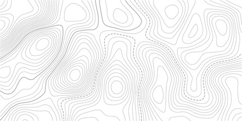 Topographic map background geographic line map with elevation assignments.The concept of a conditional geography scheme and the terrain path.Vector illustration art. © MDSOHEL