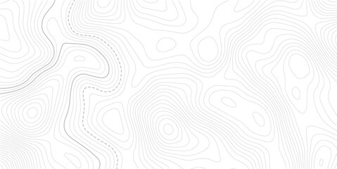 Topographic map background geographic line map with elevation assignments.The concept of a conditional geography scheme and the terrain path.Vector illustration art. © MDSOHEL
