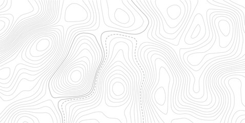Topographic map background geographic line map with elevation assignments.The concept of a conditional geography scheme and the terrain path.Vector illustration art. © MDSOHEL