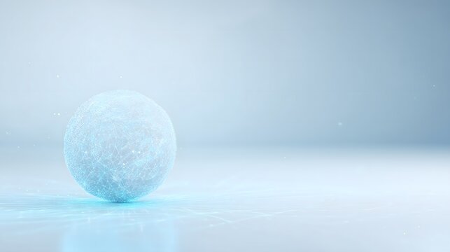 Blue cyber tech backdrop featuring a futuristic light network globe