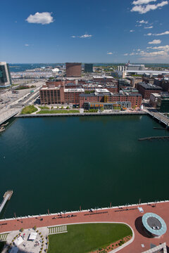 High angle view of a city