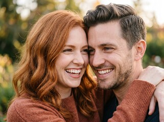 Fototapeta premium Casal feliz sorrindo