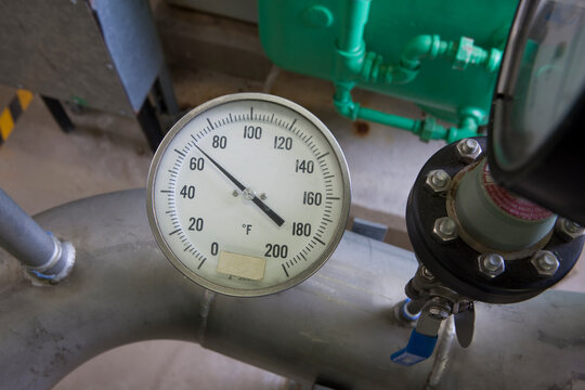 Gauges of water treatment equipment
