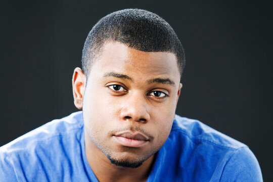 Portrait of contemplative young man
