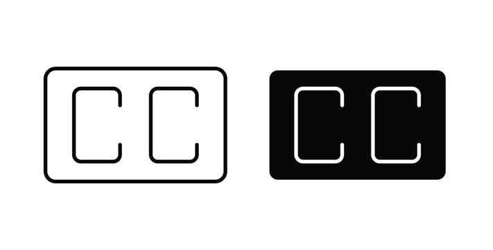 Closed caption icon