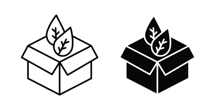 ECO packaging icon