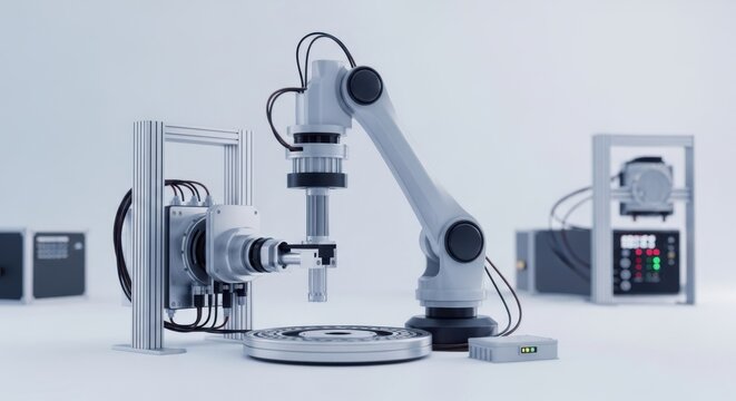 Microscope setup with attached camera and digital control units for imaging analysis