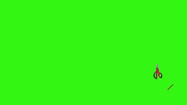 Various plumber tools and supplies falling against a bright green background