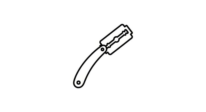 Single edge safety razor blade.