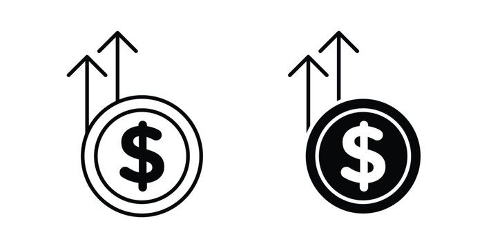 Profit growth icon