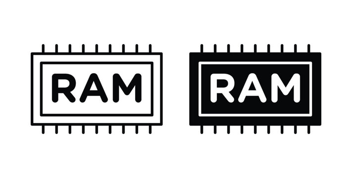 RAM memory icon