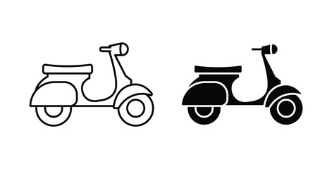 Scooter bike icon © JacobJ