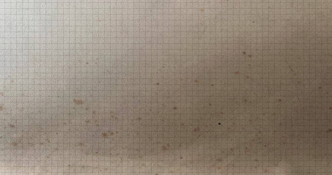 Vintage parchment paper texture with subtle mathematical gridlines forming across the screen. Perfect for educational videos, design mockups, and historical storytelling.