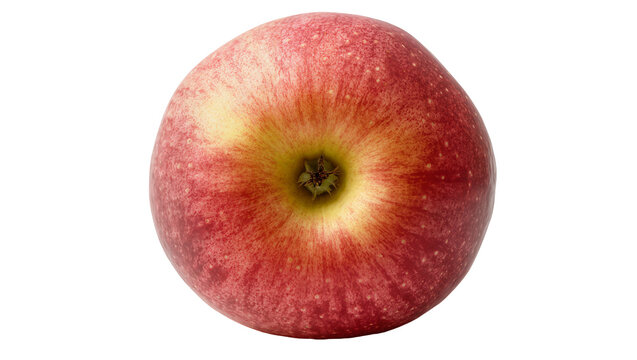 Red apple with yellow blush and speckles