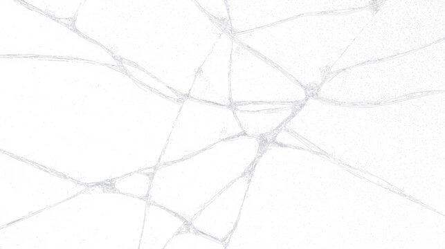 Shattered cracked glass texture overlay on black background creating abstract accident surface with sharp fracture lines and realistic impact damage effect