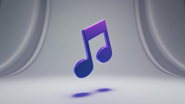 blue music note