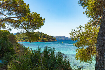 Obraz premium Mallorca the street of pollencia and Formentor Cap
