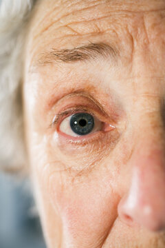 Close up of a woman's face