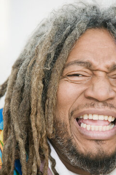 Portrait of a mid adult man smiling