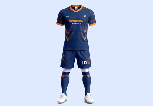 Soccer Jersey Kit Mockup Template