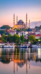 Fototapeta premium Istanbul Mosque Sunset.