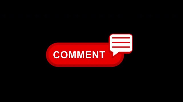 comment button animation video channel