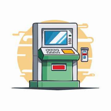 ATM Machine Illustration