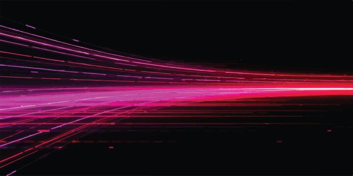 Abstract digital background with converging red and purple glowing light trails converging abstract background futuristic velocity wallpaper teleport dimension transport creative