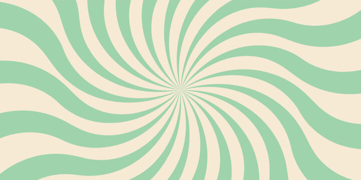 Groovy hippie 70s backgrounds. Waves, swirl, twirl pattern.