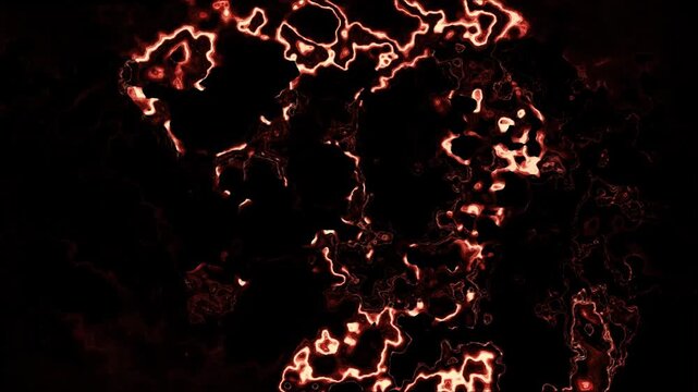 High voltage electricity discharging against a dark background
