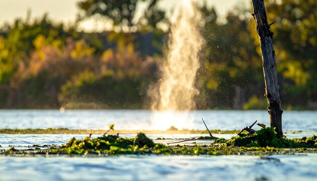 Lake Water Fountain.