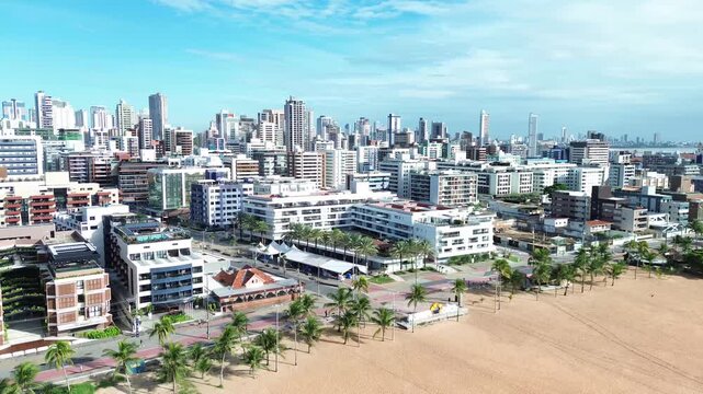 Vista A&eacute;rea do Bairro de Tamba&uacute; em Jo&atilde;o Pessoa