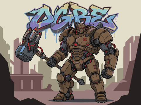 Ogre Mud Brown Heavy Melee Juggernaut