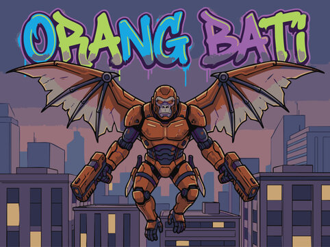 Orang Bati Rust Orange Winged Terror