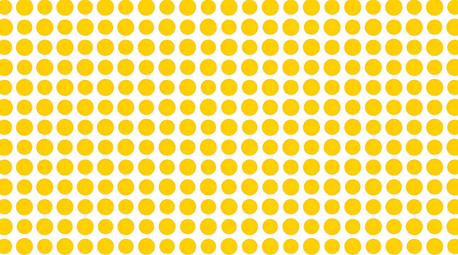 Yellow dot pattern background texture