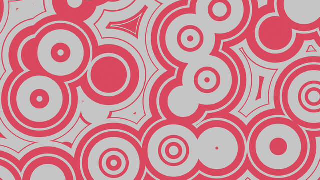 seamless pattern with circles year 2k