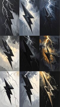 Lightning Storm Art.